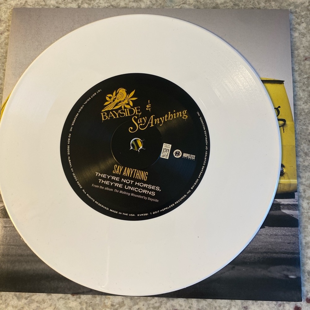 Say Anything and Bayside 7" Vinyl